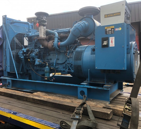 300 Kva Perkins/Atalanta open type diesel generator.  Engine: Perkins 2006-TWG2