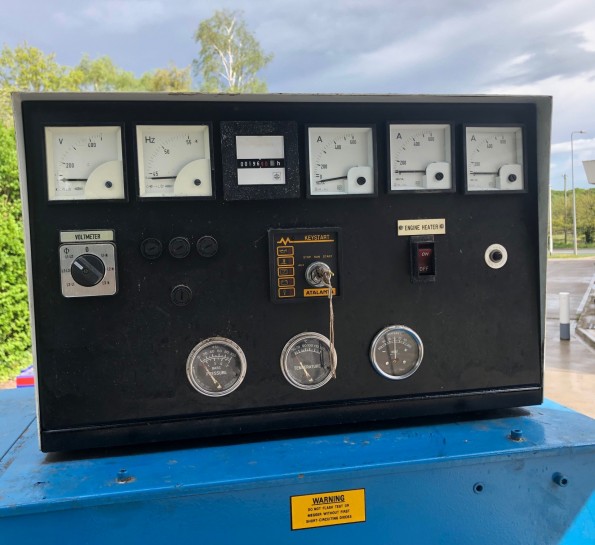 300 Kva Perkins/Atalanta open type diesel generator.  Engine: Perkins 2006-TWG2